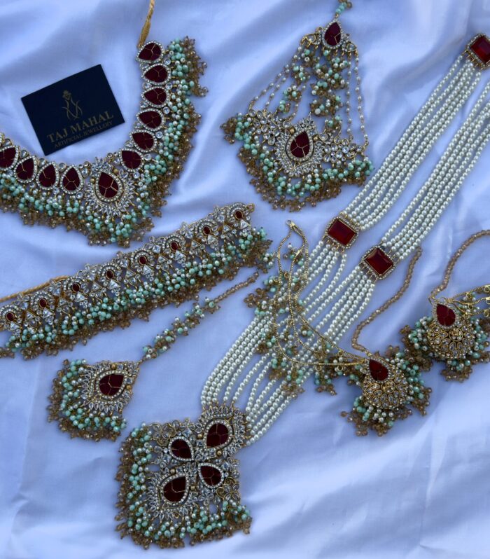 Premium quality Rani Har Malla Necklace Choker Jhuma Tika or Jhumar